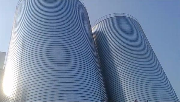 成都2座混凝土高架卷板仓